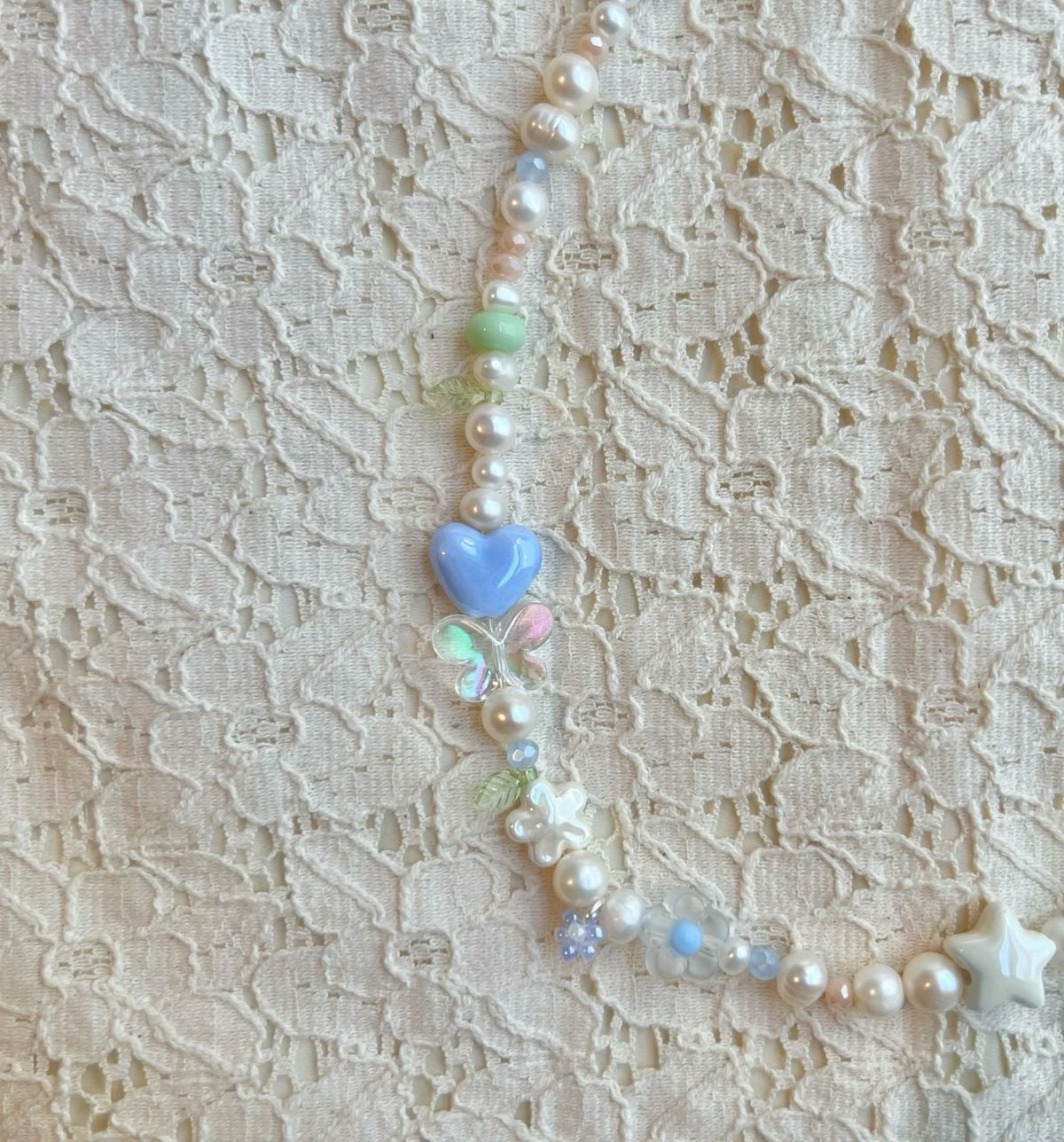 Blue Butterfly Necklace