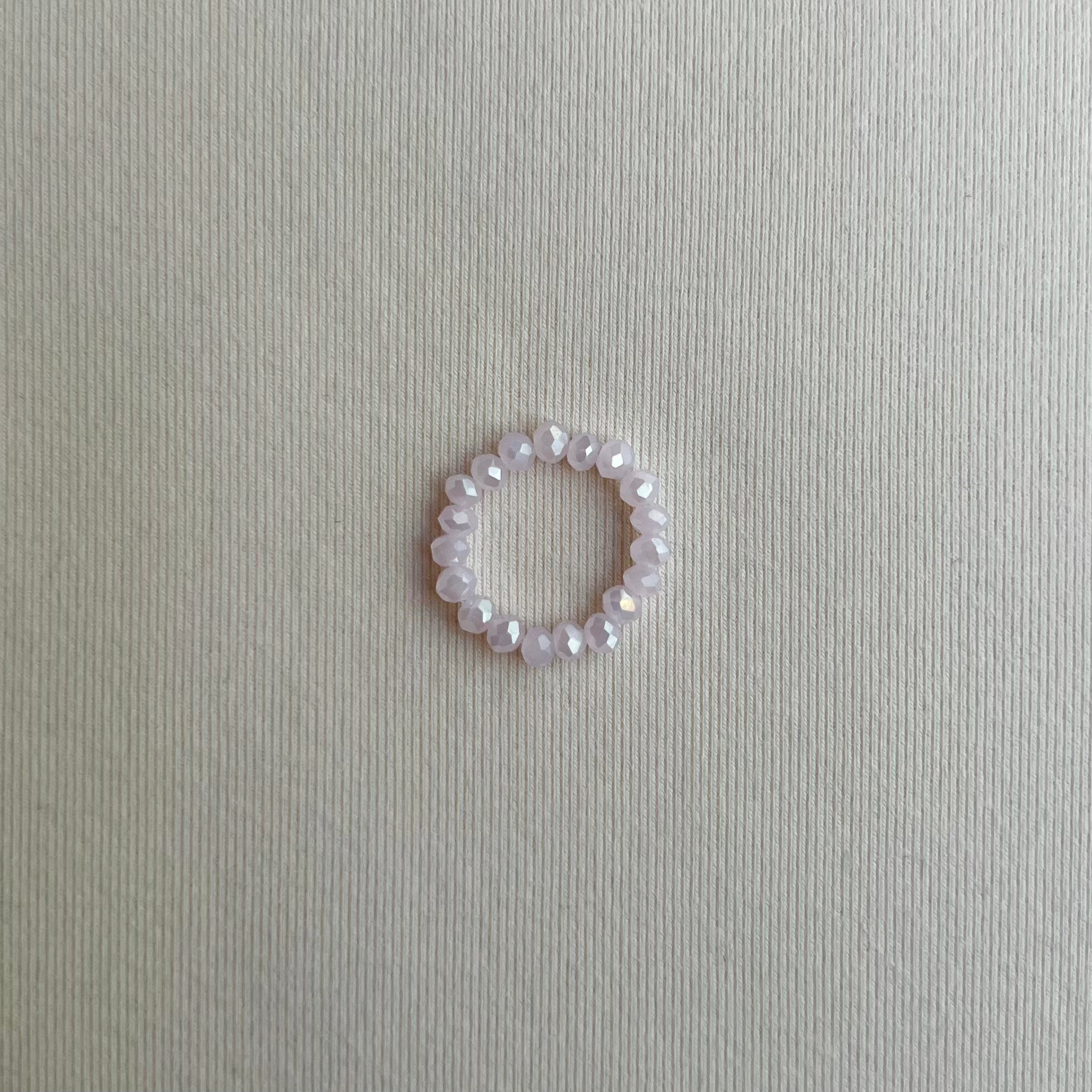 Baby Pink Crystal Ring