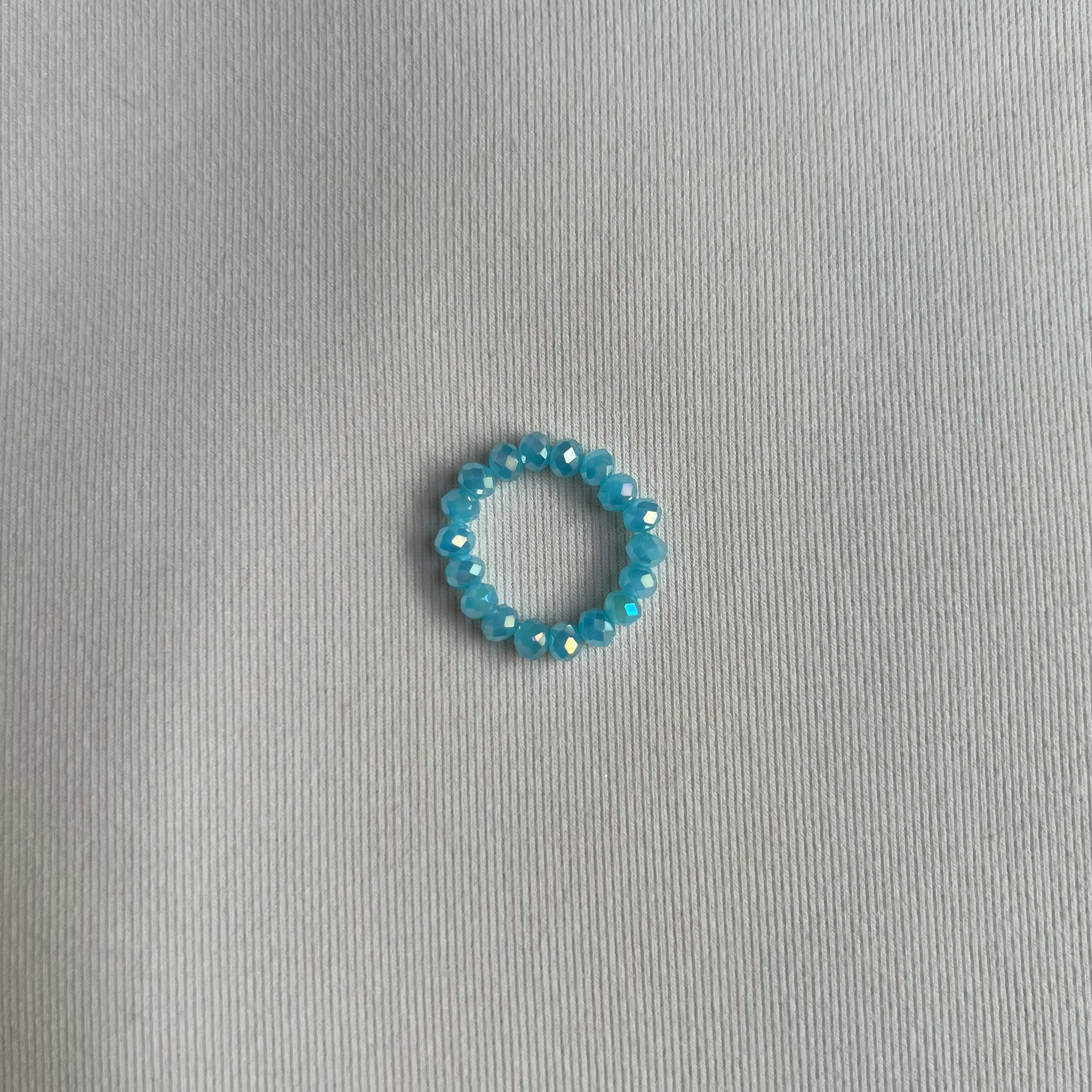 Blue Crystal Ring
